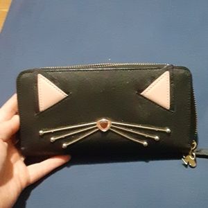 Kate spade kitty cat wallet